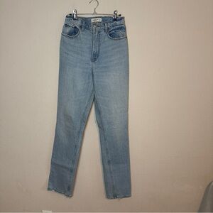 Abercrombie & Fitch Sky Blue High Rise Jeans Curve Love